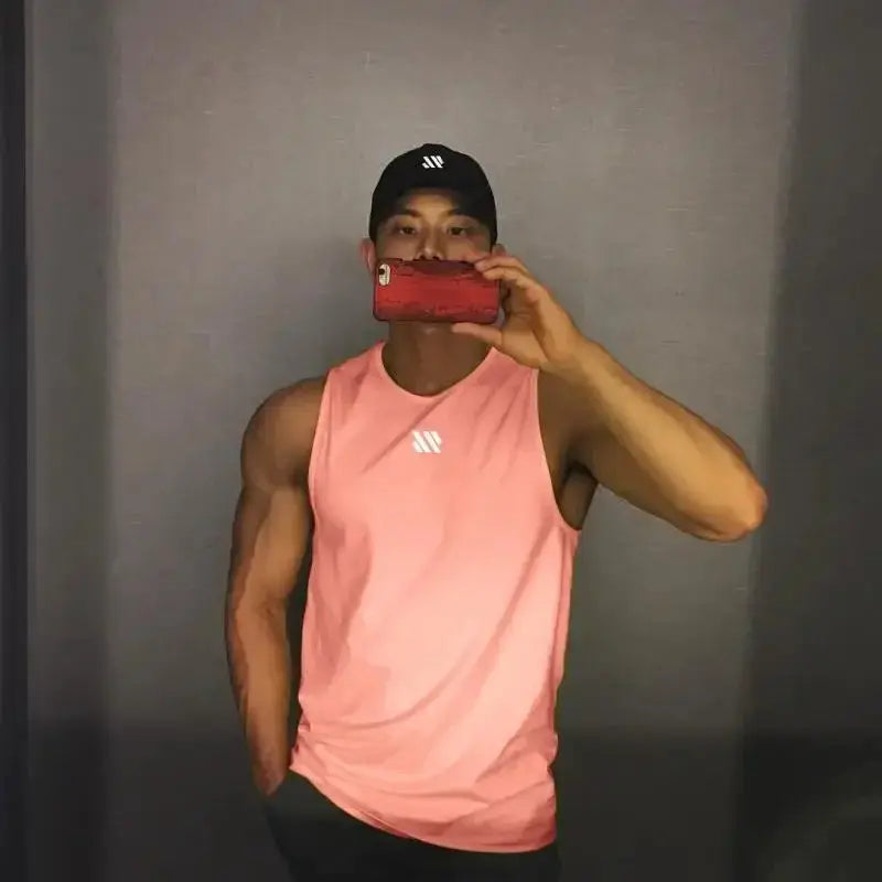 GITF Mannen Bodybuilding Tank Tops Gym Workout Shirt