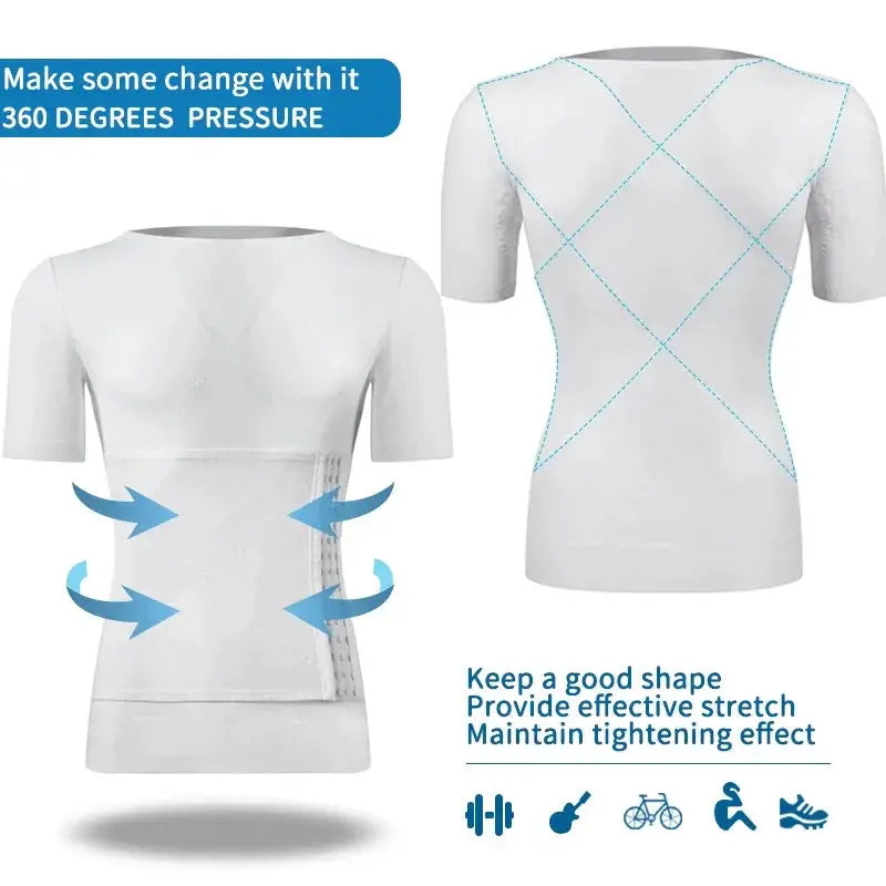 Men's Compression Shapewear Shirt for Tummy Control