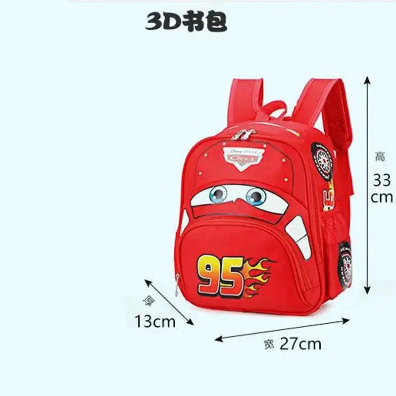 3D Cartoon Waterproof Travel Backpack For Boys Age 2 To 5