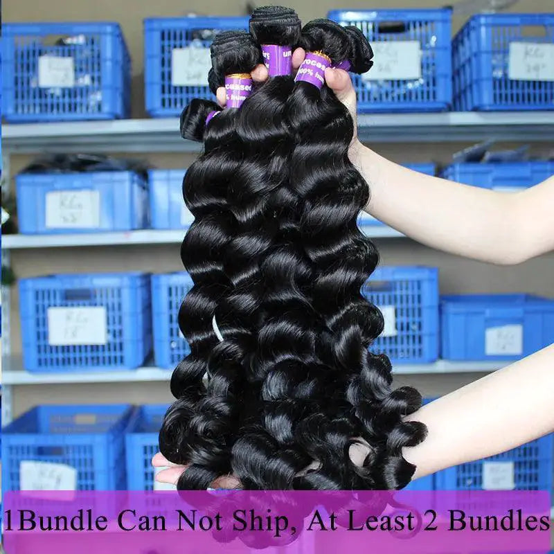 Ever Beauty Loose Wave Brazilian Virgin Hair Bundles 18 Inch