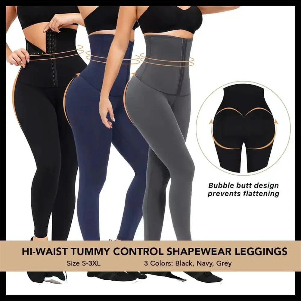 Tummy Control Corset Leggings Fitness High Waist Shapewear