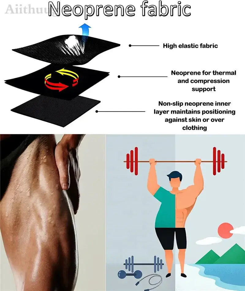 Men's Sauna Shorts for Fat-Burning Gym — product view 11