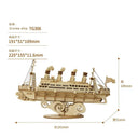 Robotime 3D Boat Puzzle for Kids Skills