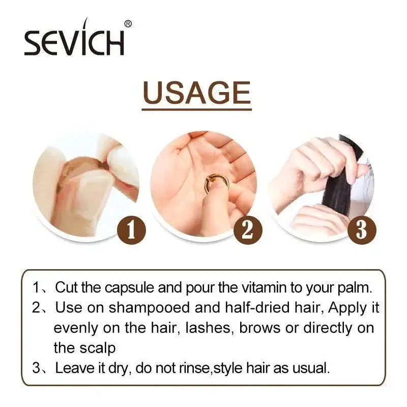 Ginger Hair Repair Capsules For Natural Thickness Growth