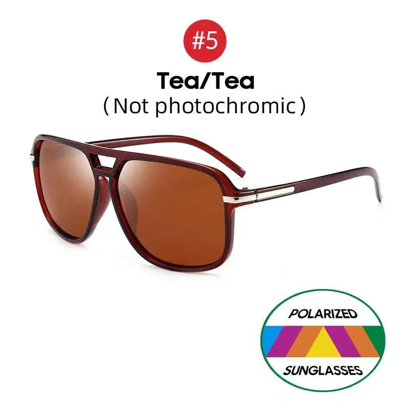 Photochromic Polarized Sunglasses For Men With UV Protection