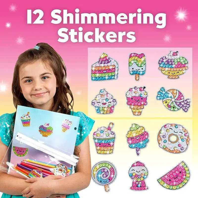 Big Gem Diamond Painting Sticker Kit Unicorn Animal Sea Life
