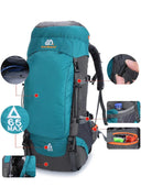 65L Camping Backpack Large Capacity Waterproof Hiking Bag