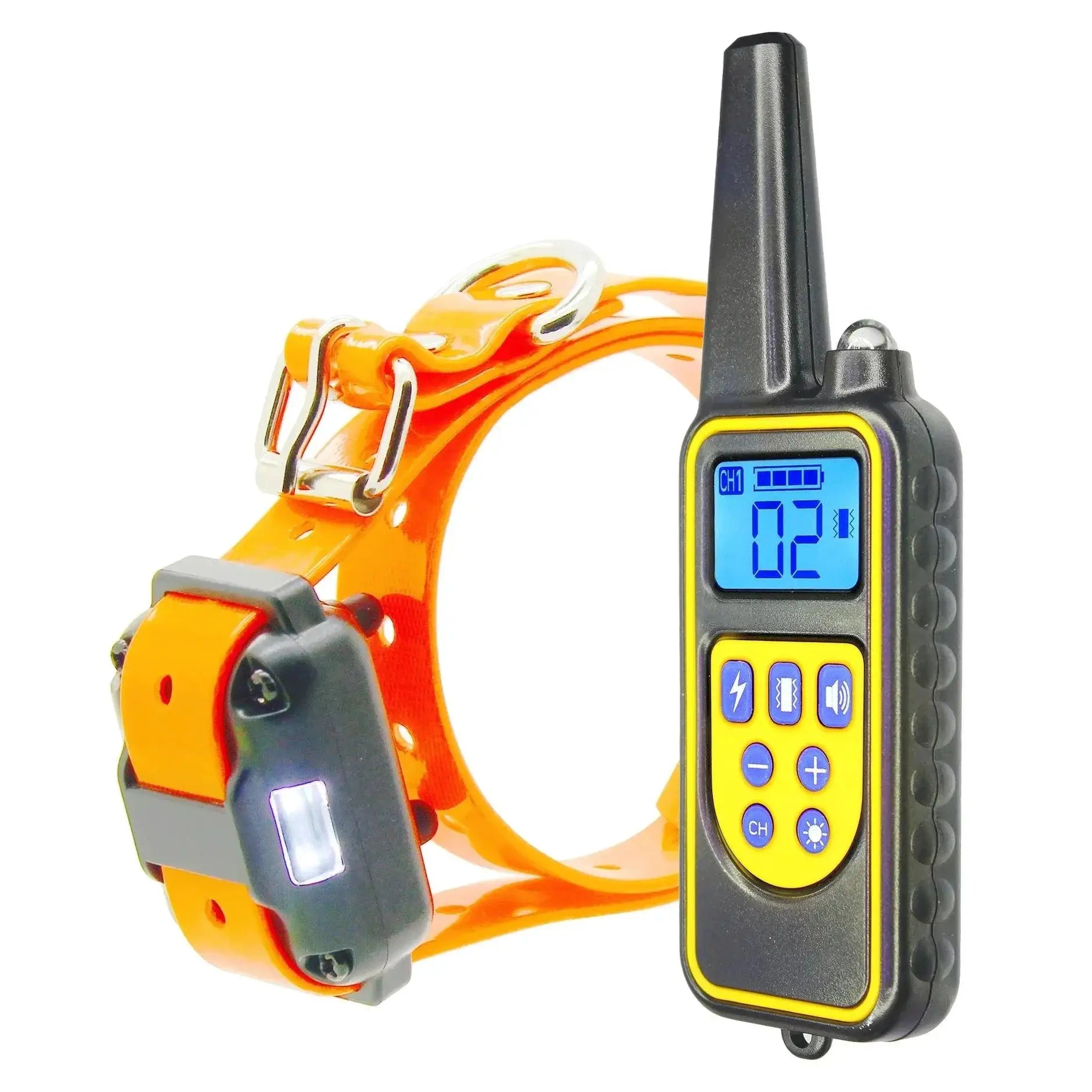 Electric Dog Training Collar Remote Control LCD Display