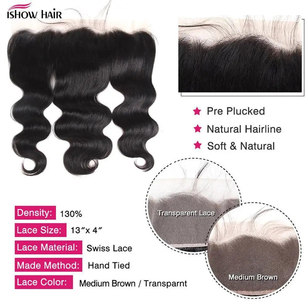 Luxurious Brazilian Body Wave Hair Bundle With Lace Frontal