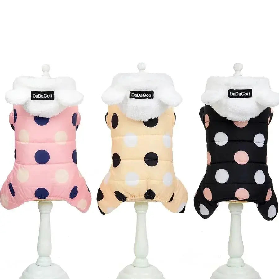 Winter Dog Down Coat Waterproof Warm Jumpsuit For Chihuahua