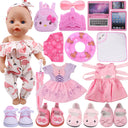 Flamingo Kittys Doll Clothes Set for 18 Inch Dolls Outfit
