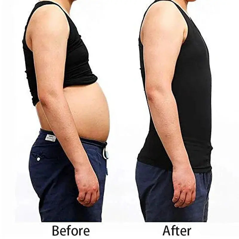 Men Slimming Body Shaper Waist Trainer Cincher Tummy Control