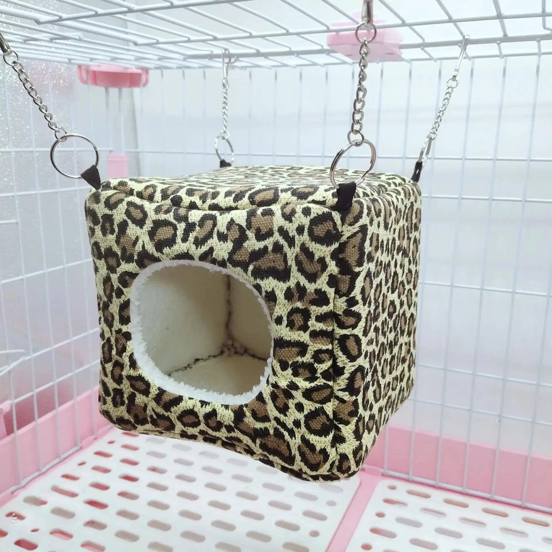 Winter Cube Small Pet Cage Hammock Cozy Retreat For Pets