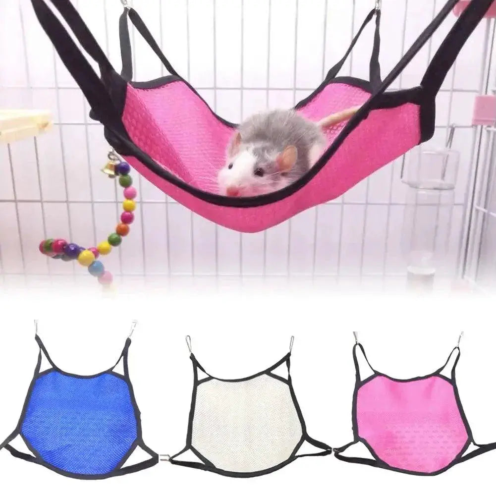 Breathable Mesh Pet Hammock Swing Mat For Small Animals