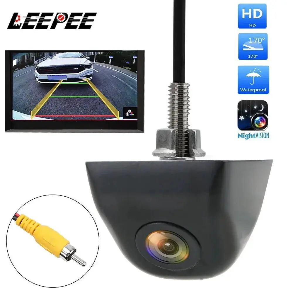 Universal 170 Degree Wide Angle Rear View Car Camera Waterproof Night Vision 12V - stepyours.com