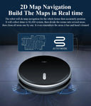 ABIR G20S Robot Vacuum Cleaner Map Memory 6000Pa Suction