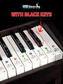 Music Notes for Piano Stickers 88 61 Keys Keyboard Accessories