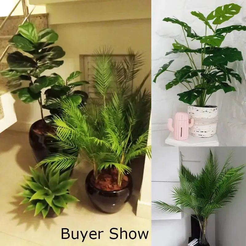 Lifelike 125cm Monstera Palm Artificial Tree Home Decor