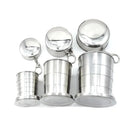 Compact Folding Stainless Steel Cup For Outdoor Travel