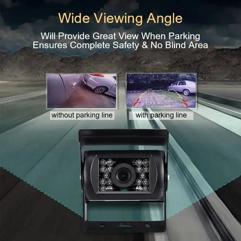 Waterproof 4 Pin AV Port Reverse Backup Camera With IR Night Vision For Trucks - stepyours.com