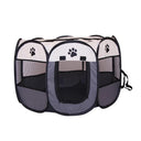 Portable Octagon Pet Playpen With Large Space And Rolling Door
