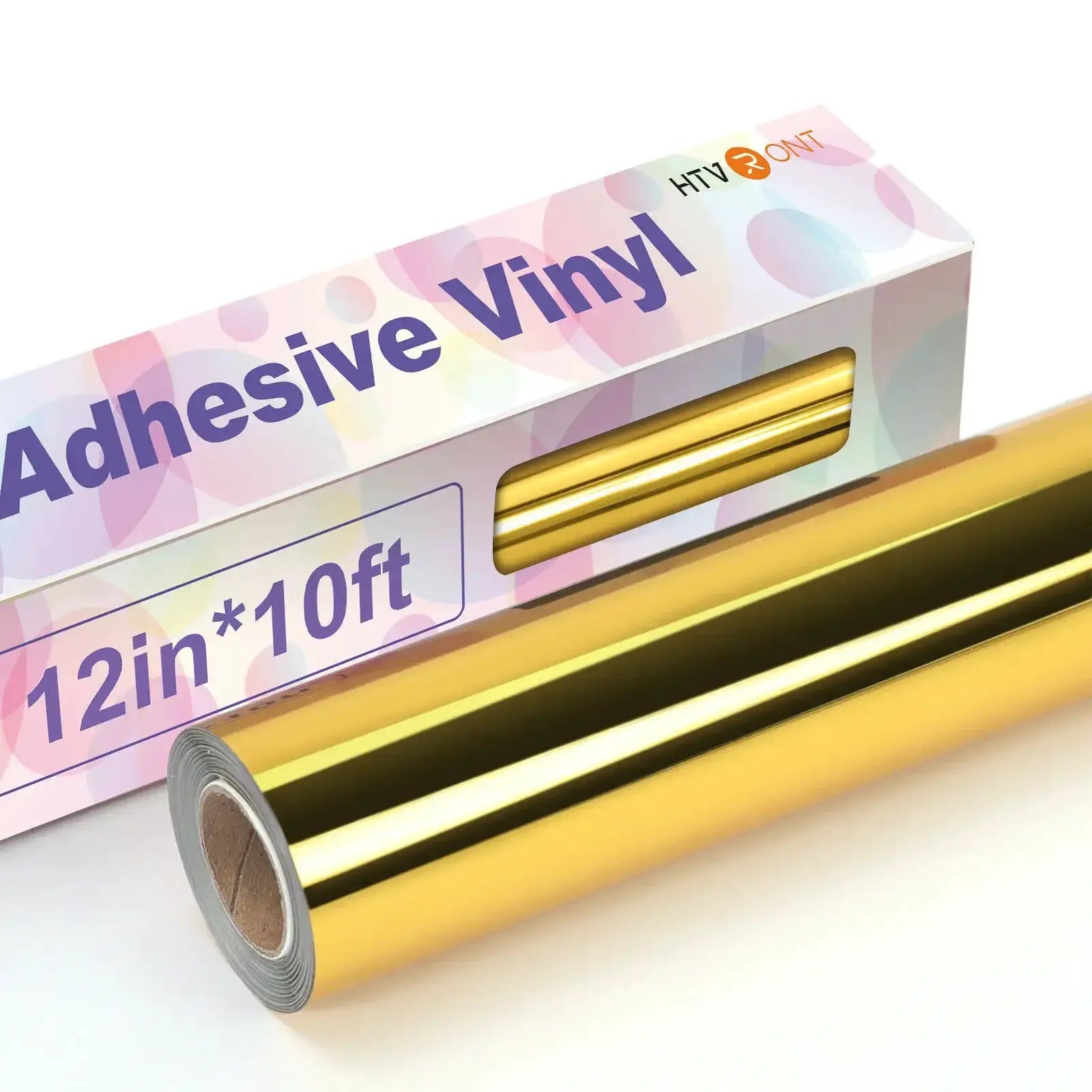 HTVRONT Mirror Metallic Vinyl Roll 12x10ft For Cricut Decor