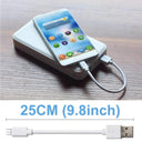 25cm Tangle-Free Micro USB Charging Cable for Android Devices