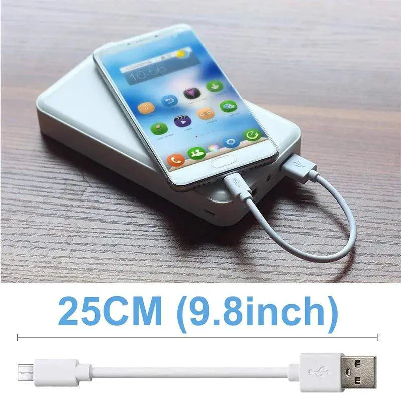 25cm Tangle Free Micro USB Charging Cable For Android