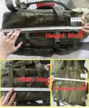 Large Capacity Waterproof Tactical Backpack 50L for Men