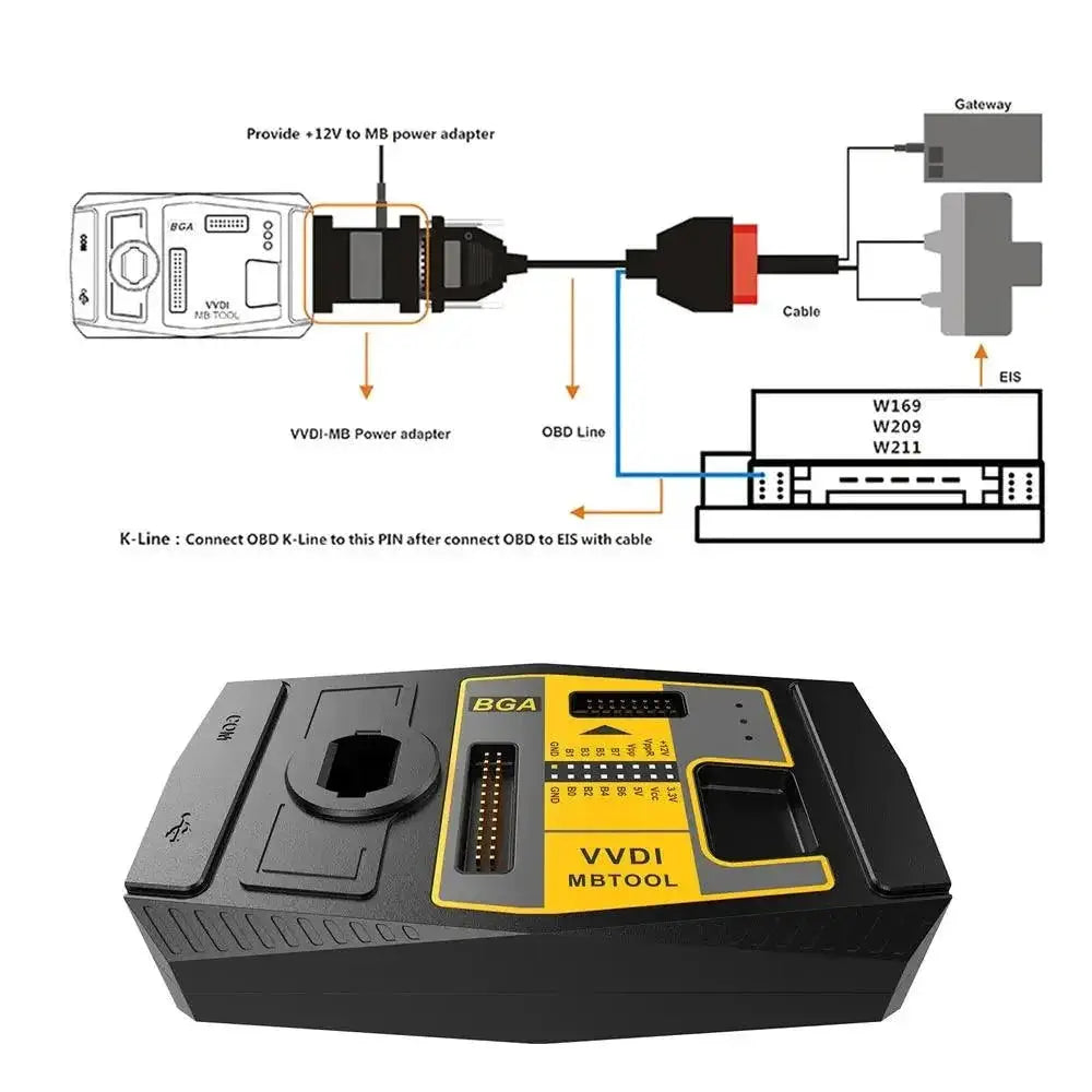 V5.1.5 VVDI MB BGA Tool for Mercedes Key Programming - OurLum.com