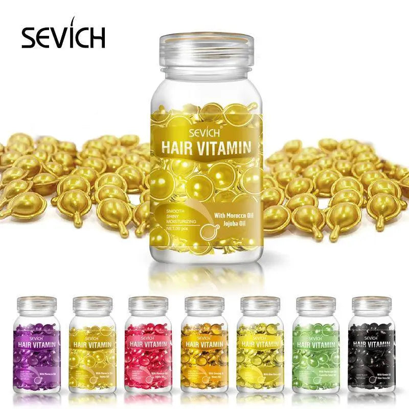 Moroccan Hair Revitalizing Capsules For Damaged Hair Repair