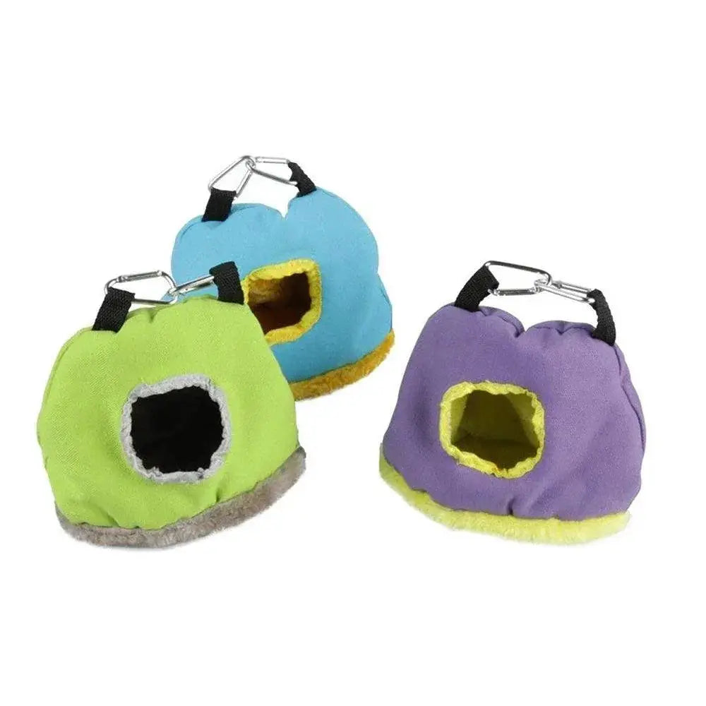 Cozy Cotton Bird Hammock for Parrots and Budgies Nest