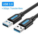 USB 3.0 Extension Cable Fast Male to Male Data Transfer