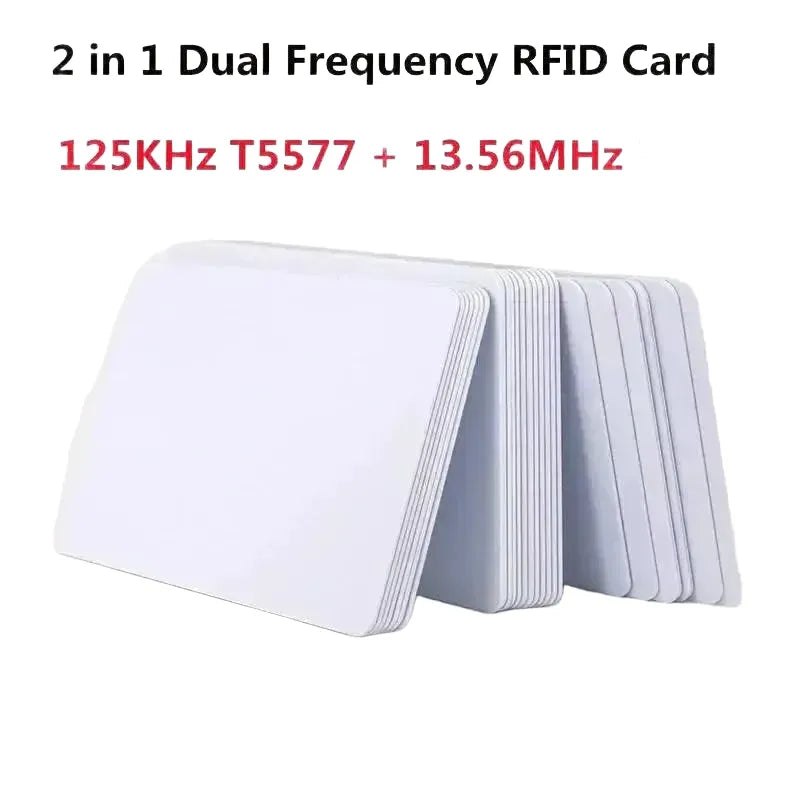 RFID Dual Chip Card for Office Access — 5pcs