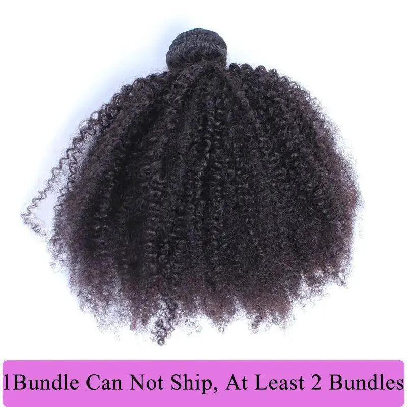 Mongolian Afro Kinky Curly Hair Bundles Premium Tresses