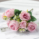 Durable Silk Peony Bouquet for Weddings