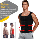 Men Sauna Sweat Vest Waist Trainer Compression Shirt Slimming