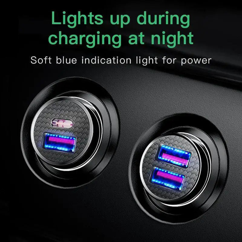 Baseus 30W Car Charger Fast Charging Xiaomi IPhone Samsung