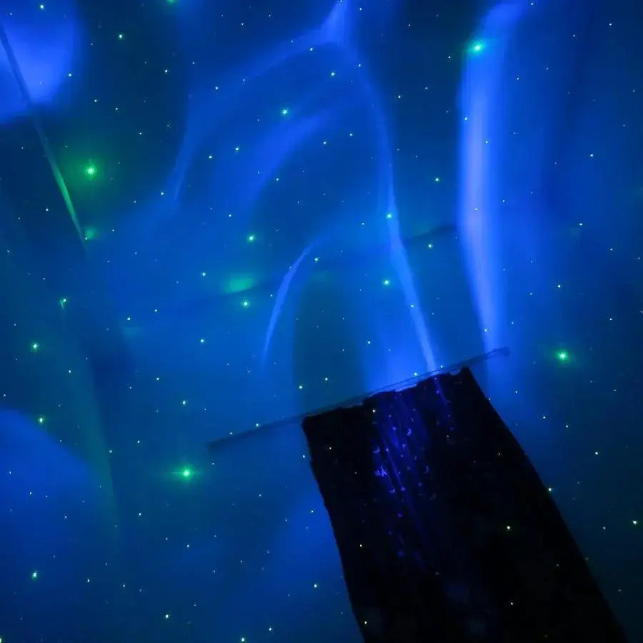 Rechargeable Aurora Star Projector With RGB LED And Remote