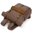Vintage Canvas Leather Laptop Backpack