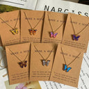 Butterfly Pendant Necklace: Cute & Colorful Jewelry for Women