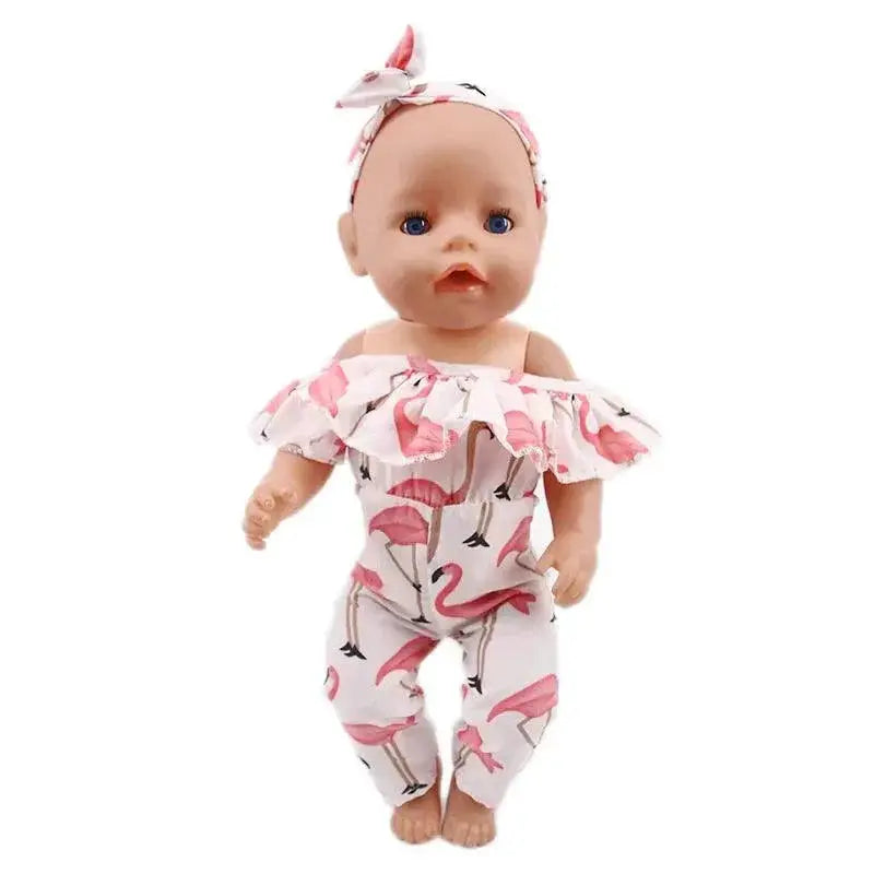 Flamingo Kittys 18 Inch Doll Clothes Set Outfit Dress Up