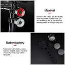 Waterproof Mini Bike Lamp Front Light White Taillight Red