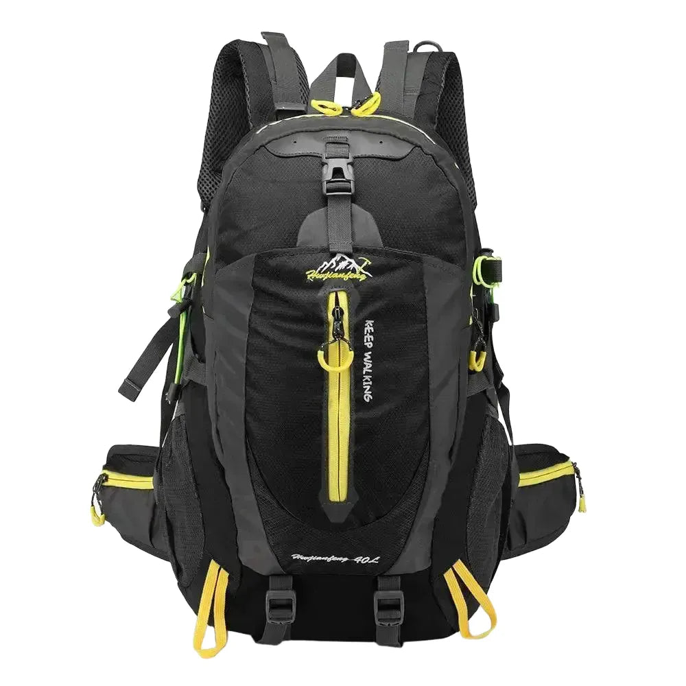 Waterproof Trekking Backpack for All — Black