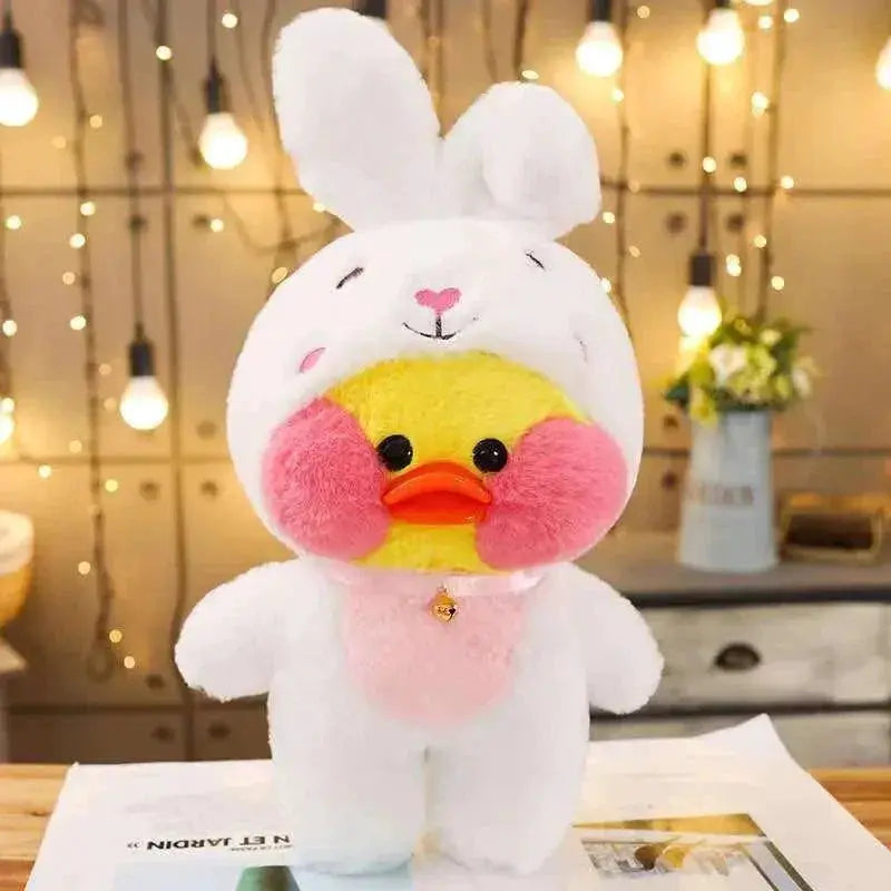 Lalafanfan Yellow Ducks Plush Toy Pillow Gift For Kids