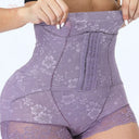 Luxe Lace Body Shaper With Zipper Double Control Shapewear