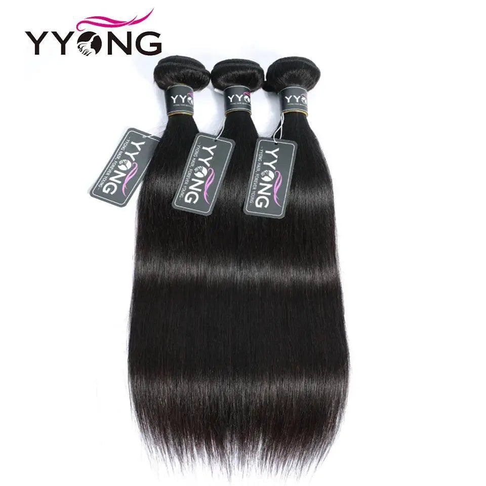 Brazilian Remy Hair Weave Elegant Black Bundles Enhancement