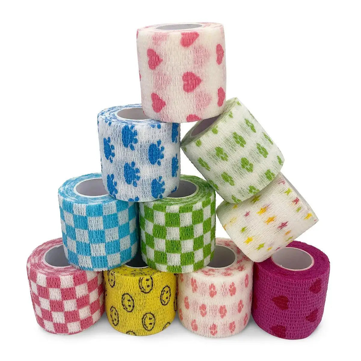 Colorful Elastic Sports Tape For Joint Support And Recovery