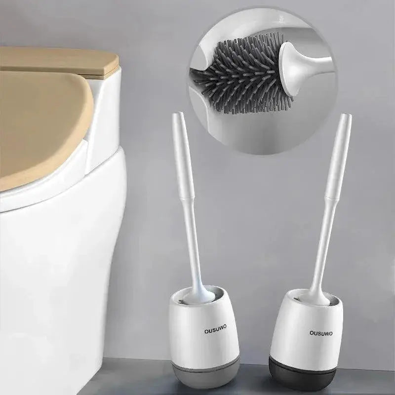 TPR Silicone Toilet Brush Effortless Cleaning Solution
