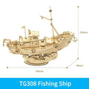 Robotime 3D Boat Puzzle for Kids Skills